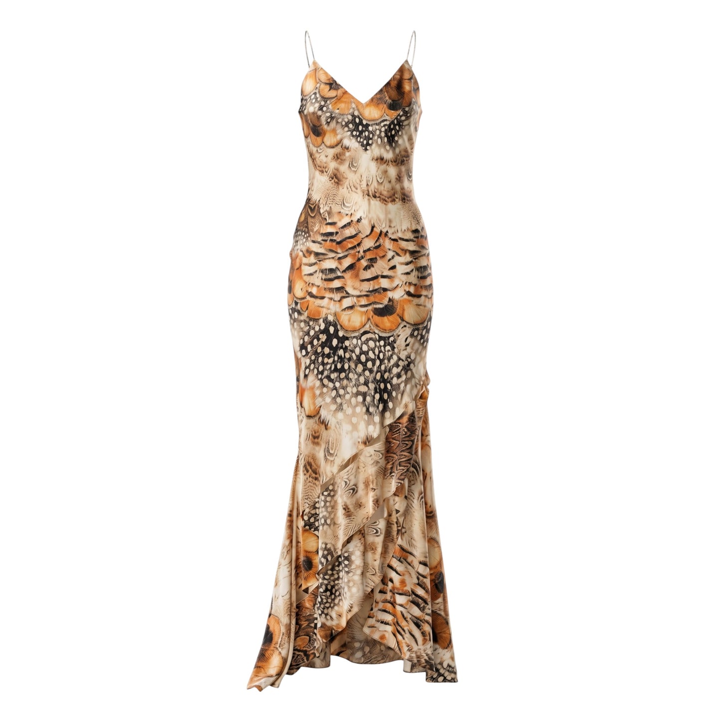 Vintage Roberto Runway Cavalli Silk Evening Gown SS2004 NWT