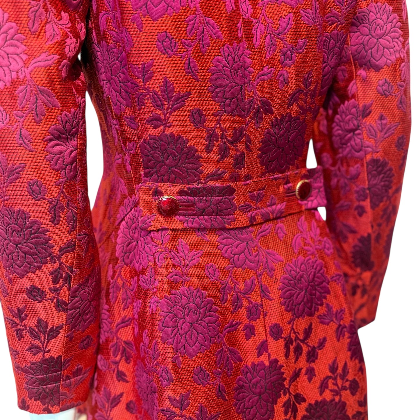 Documented Vintage Runway Yves Saint Laurent Rive Gauche
AW 1992/1993 Runway brocade coat