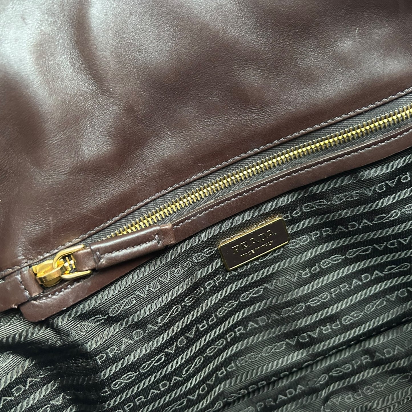 Vintage rare Prada animal print pony hair Giraffe-Print Cavallino Shoulder Bag