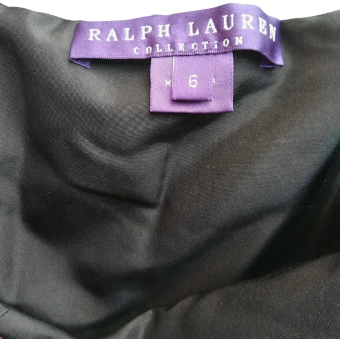 Vintage Ralph Lauren Strapless Silk Taffeta Evening Dress FW 2006 Runway