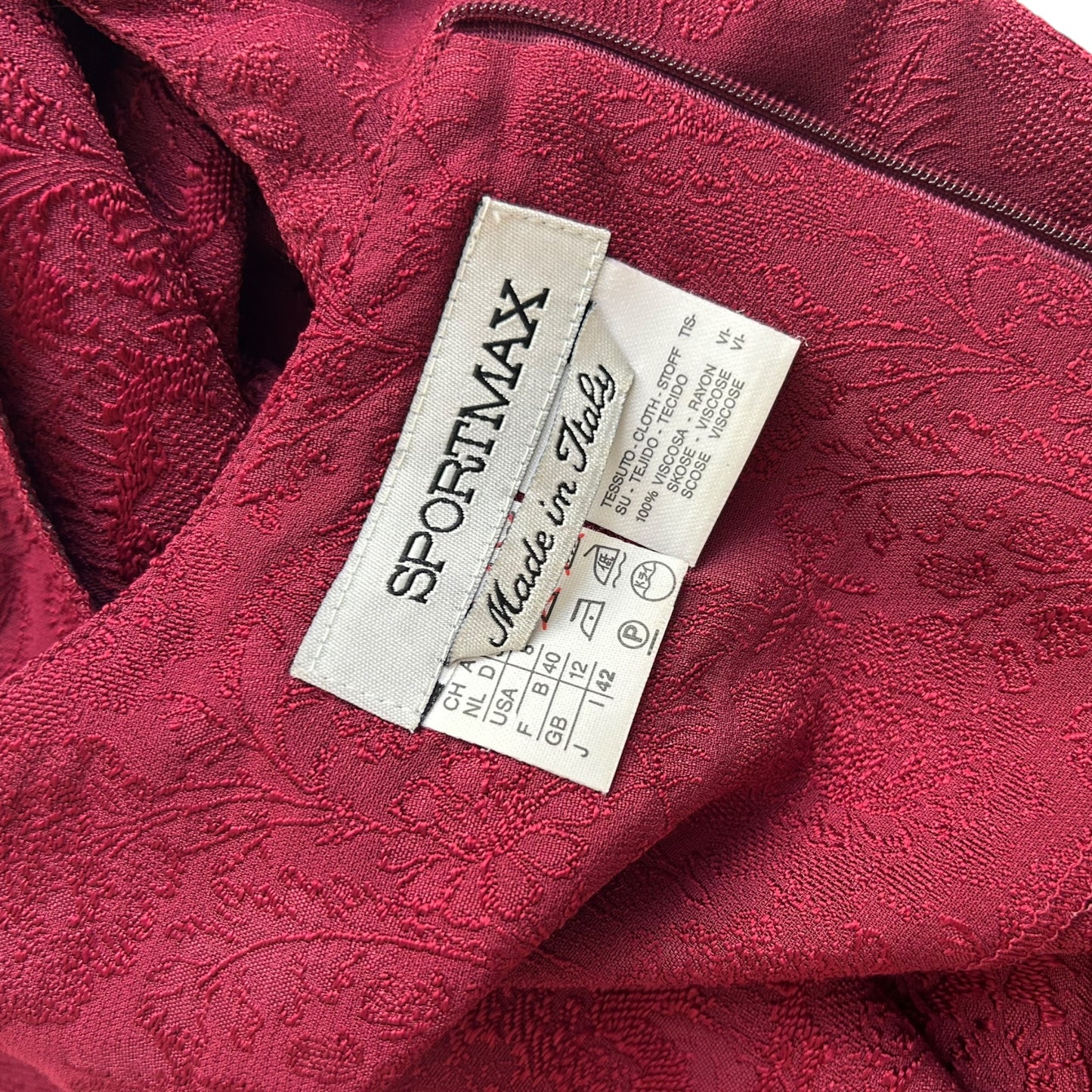 Vintage MaxMara Sportmax royal purple maxi dress / L