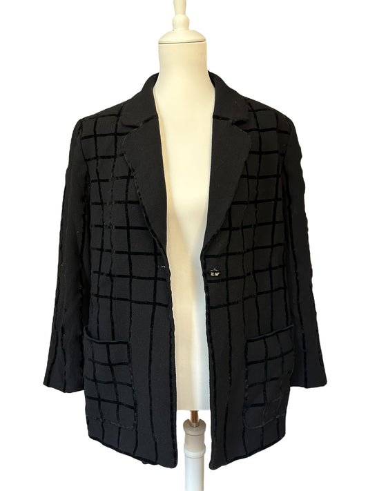 Vintage Louis Féraud one button wool blazer / IT44 /L