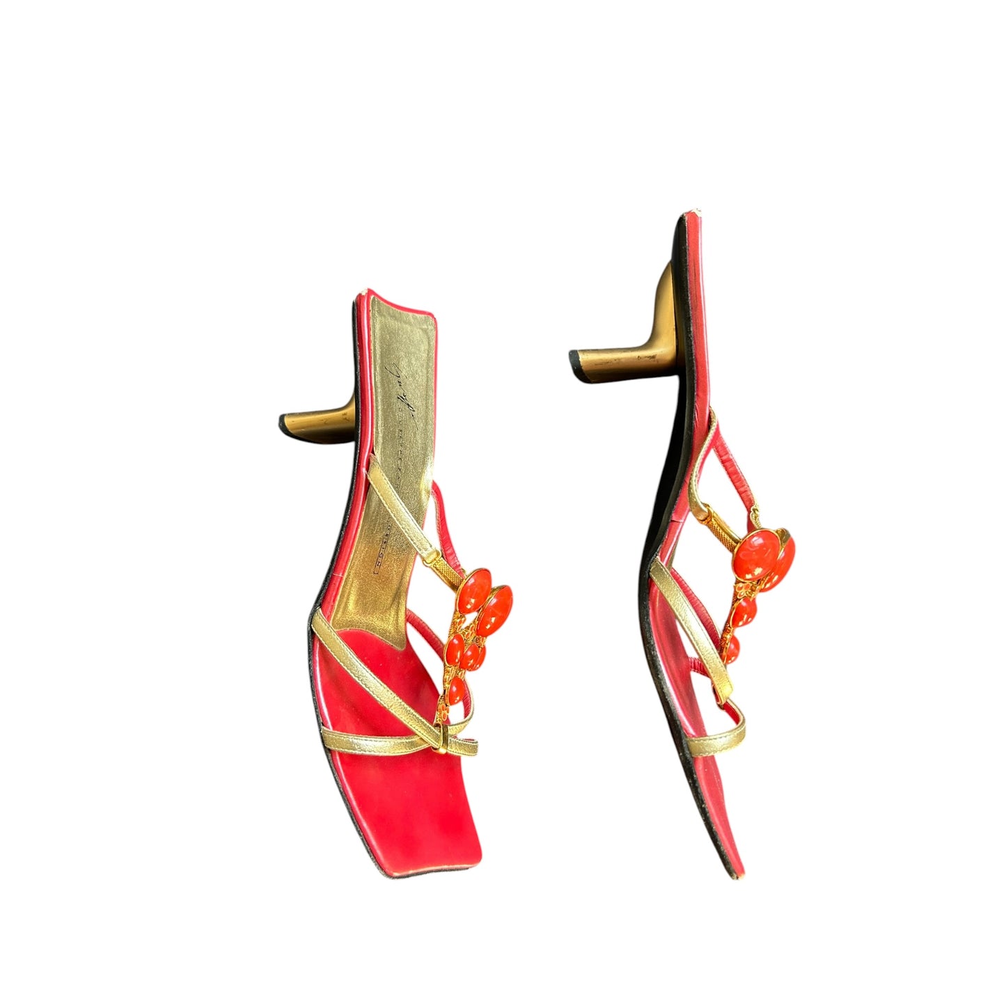 Vintage Vicini by Zanotti fuchsia mules / 39