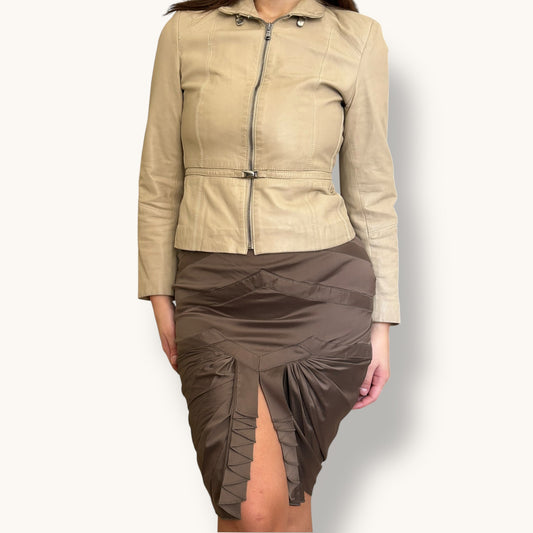 Gucci by Tom Ford silk runway FW2005 skirt NWT