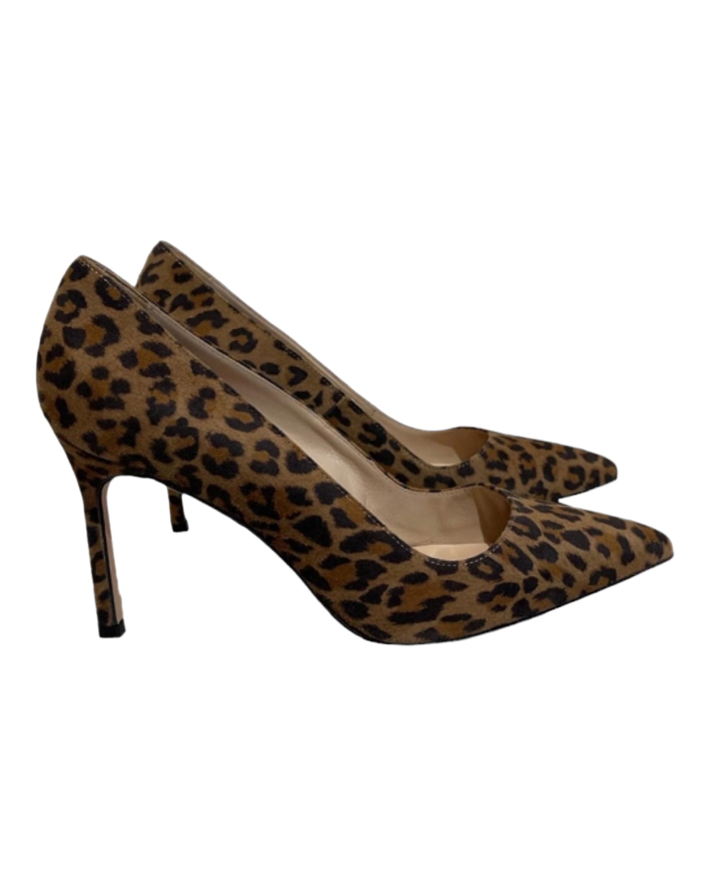 Vintage Manolo Blahnik leopard print heels
