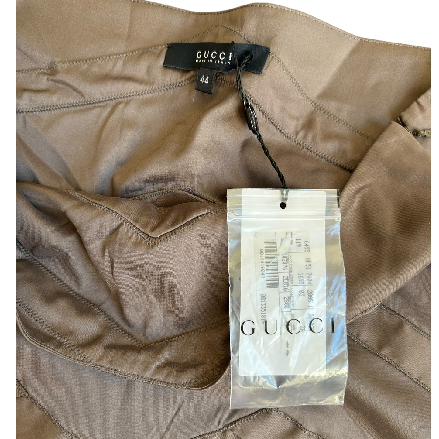 Gucci by Tom Ford silk runway FW2005 skirt NWT