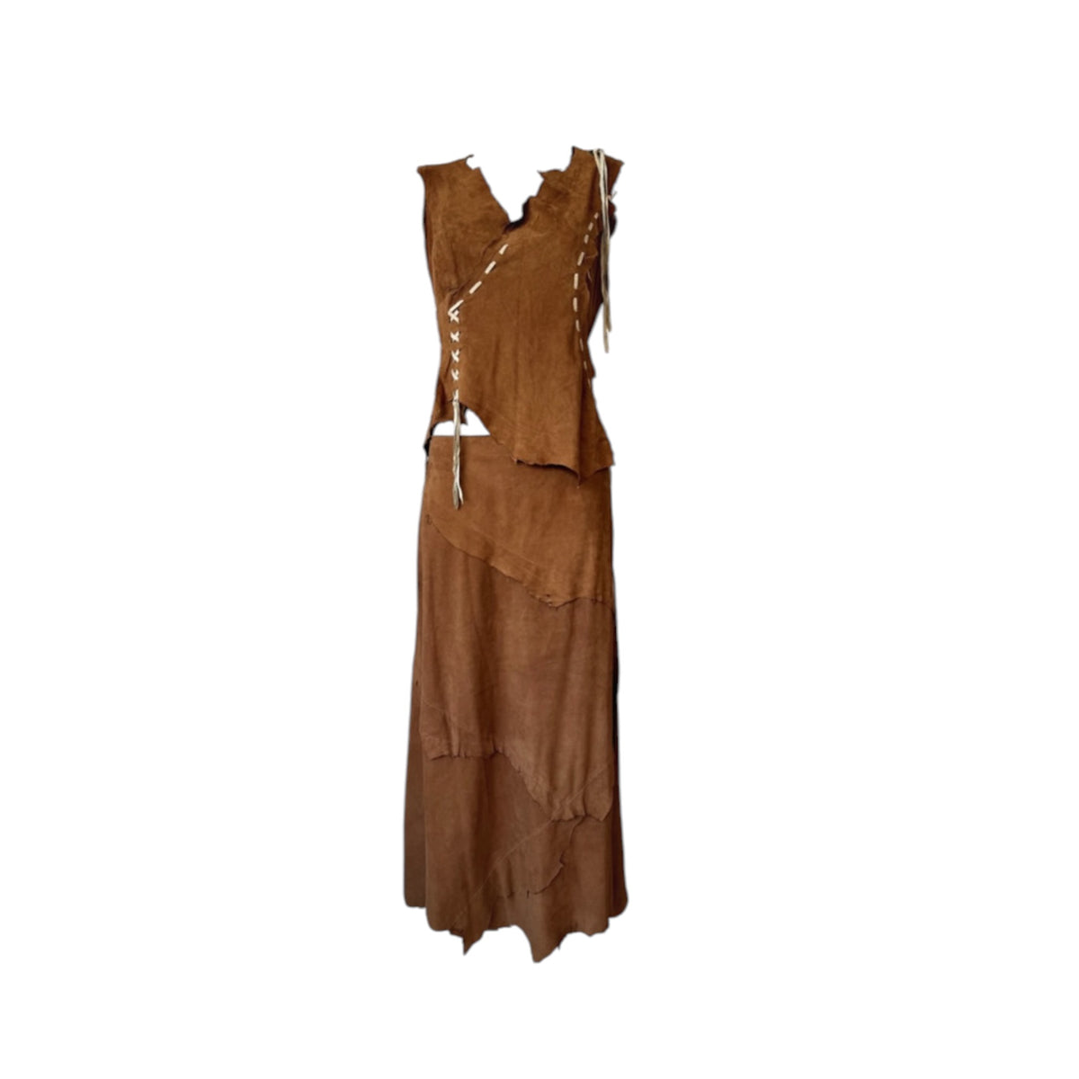 Dolce & Gabbana SS 2001 Suede Ensemble