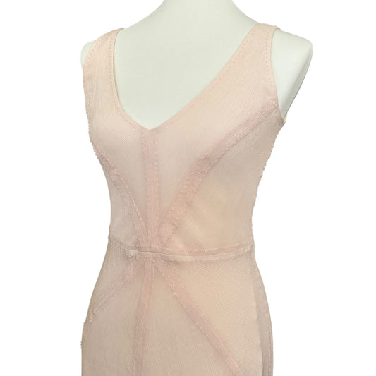 Vintage rare Cerrutti 1881 100% silk beaded rose maxi gown