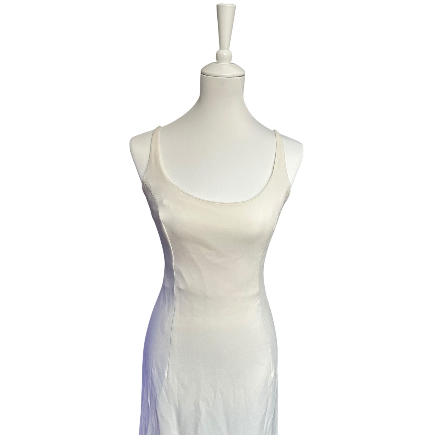 RENTAL ONLY Vintage Armani Runway SS1996 silk ivory gown