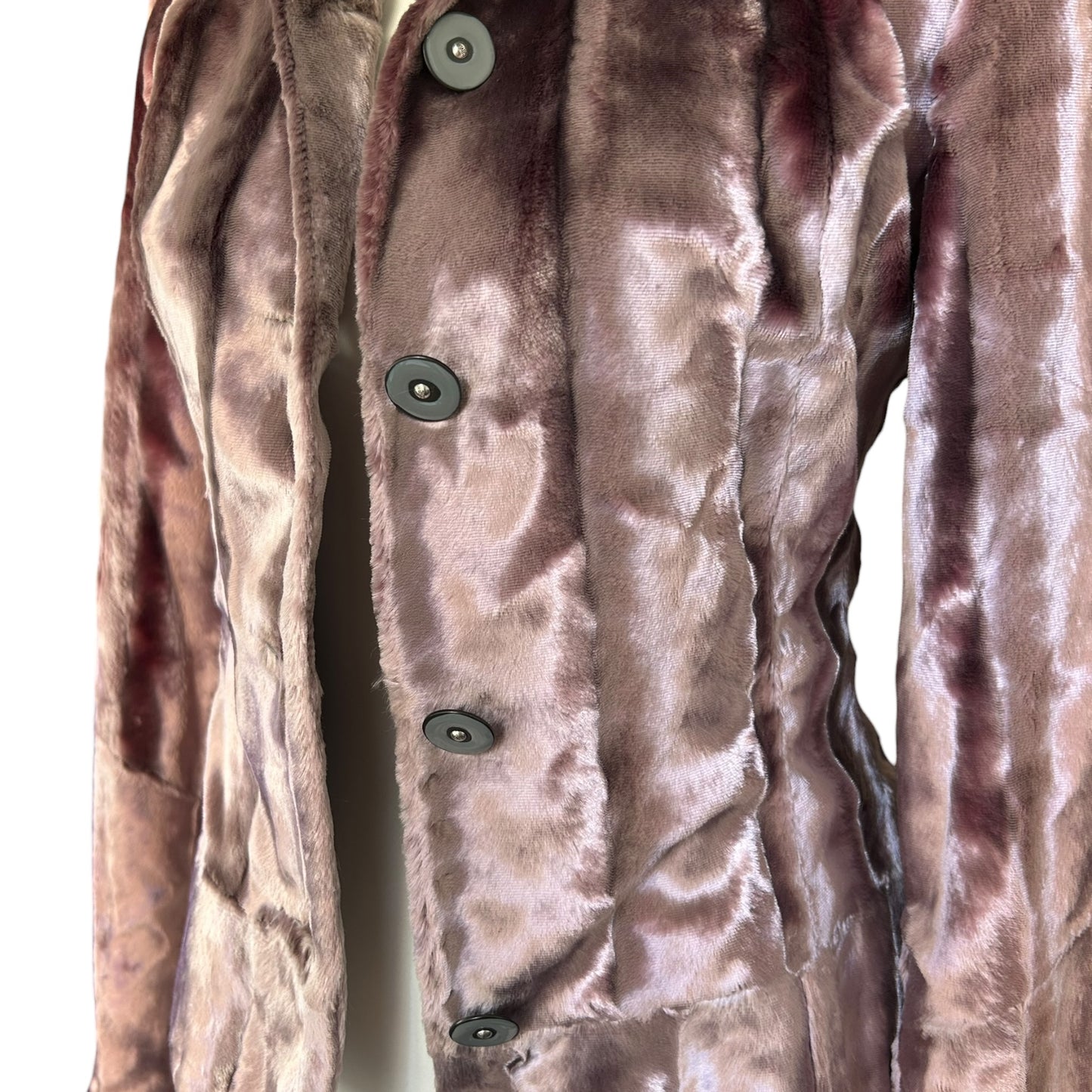 Vintage rare Roberto Cavalli velour purple blazer jacket