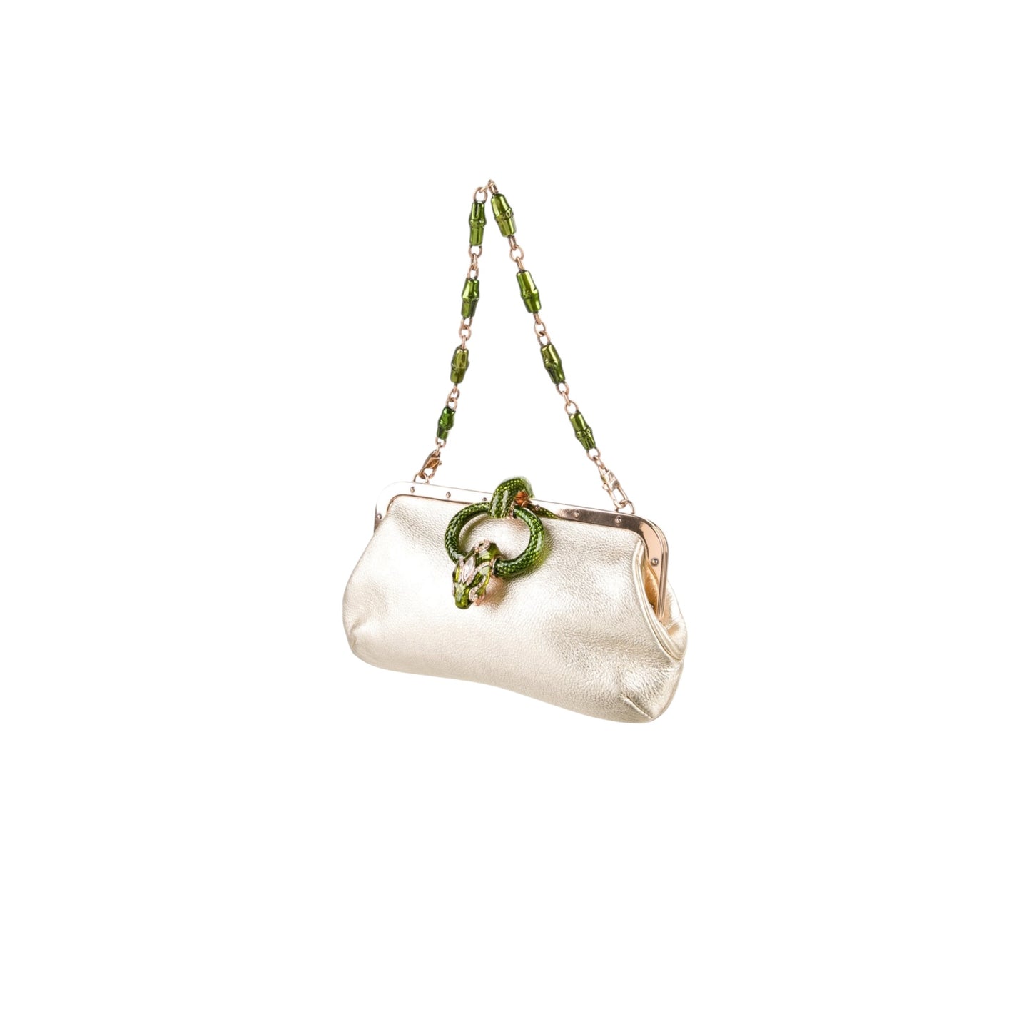 F/W 2004 Gucci by Tom Ford Crystal green Dragon bag