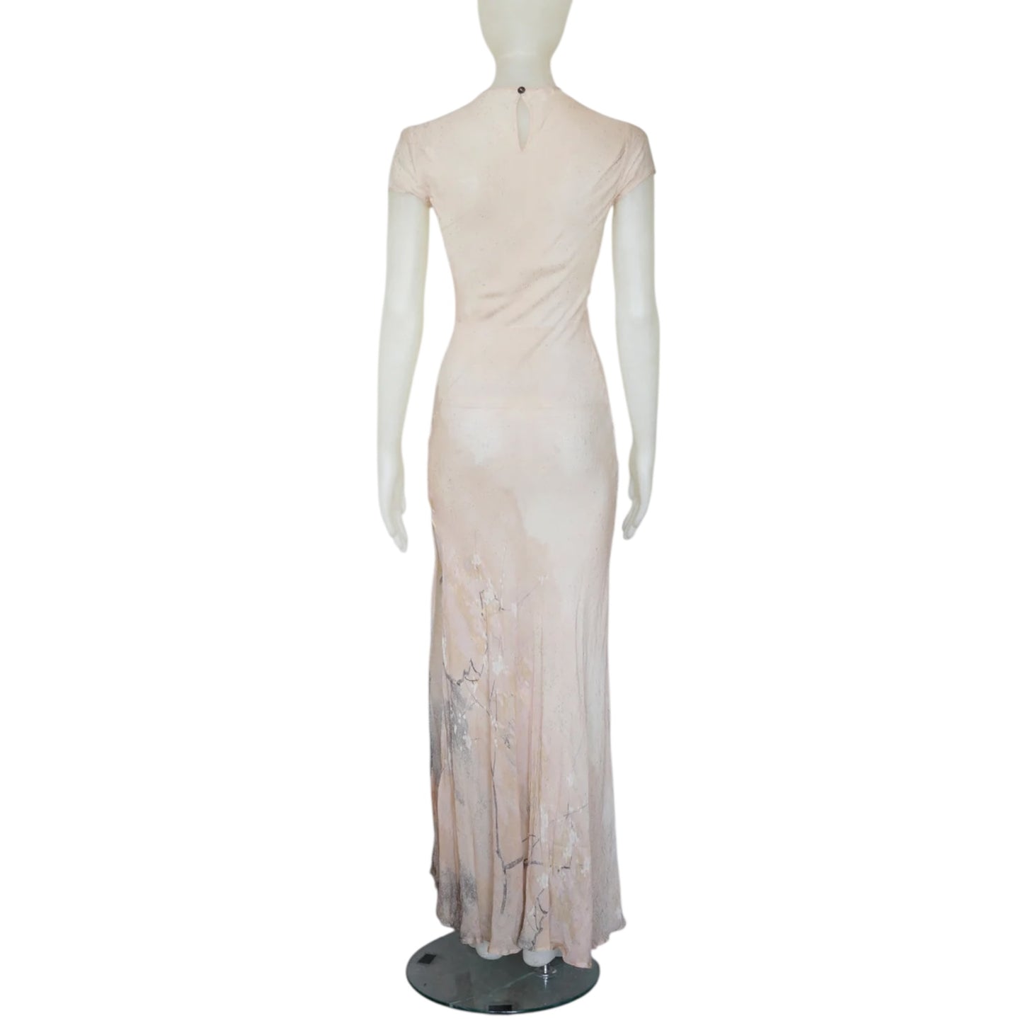 Vintage Roberto Cavalli Spring 1998 Maxi Silk Dress