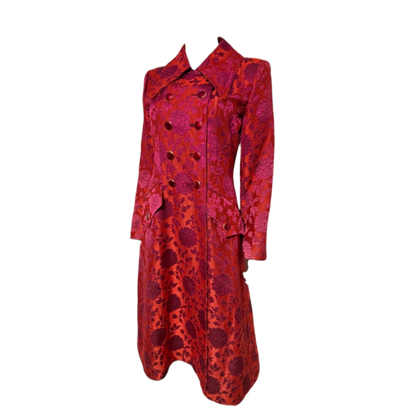 Documented Vintage Runway Yves Saint Laurent Rive Gauche
AW 1992/1993 Runway brocade coat