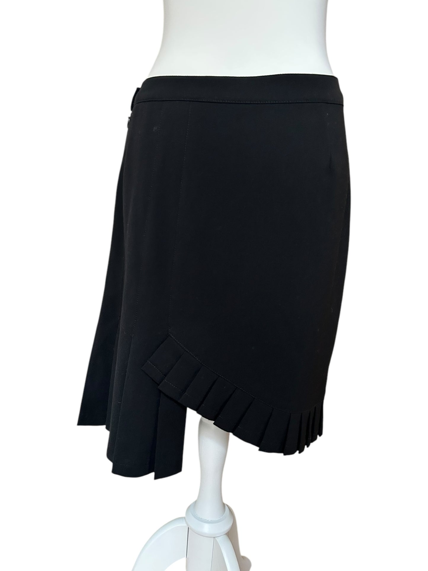 Moschino black asymmetrical skirt / IT42 / M