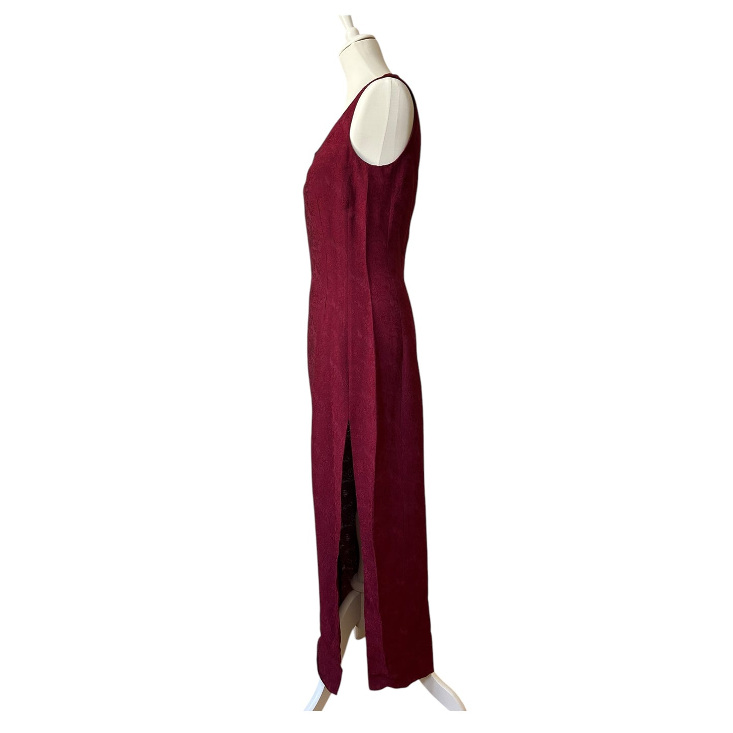 Vintage MaxMara Sportmax royal purple maxi dress / L