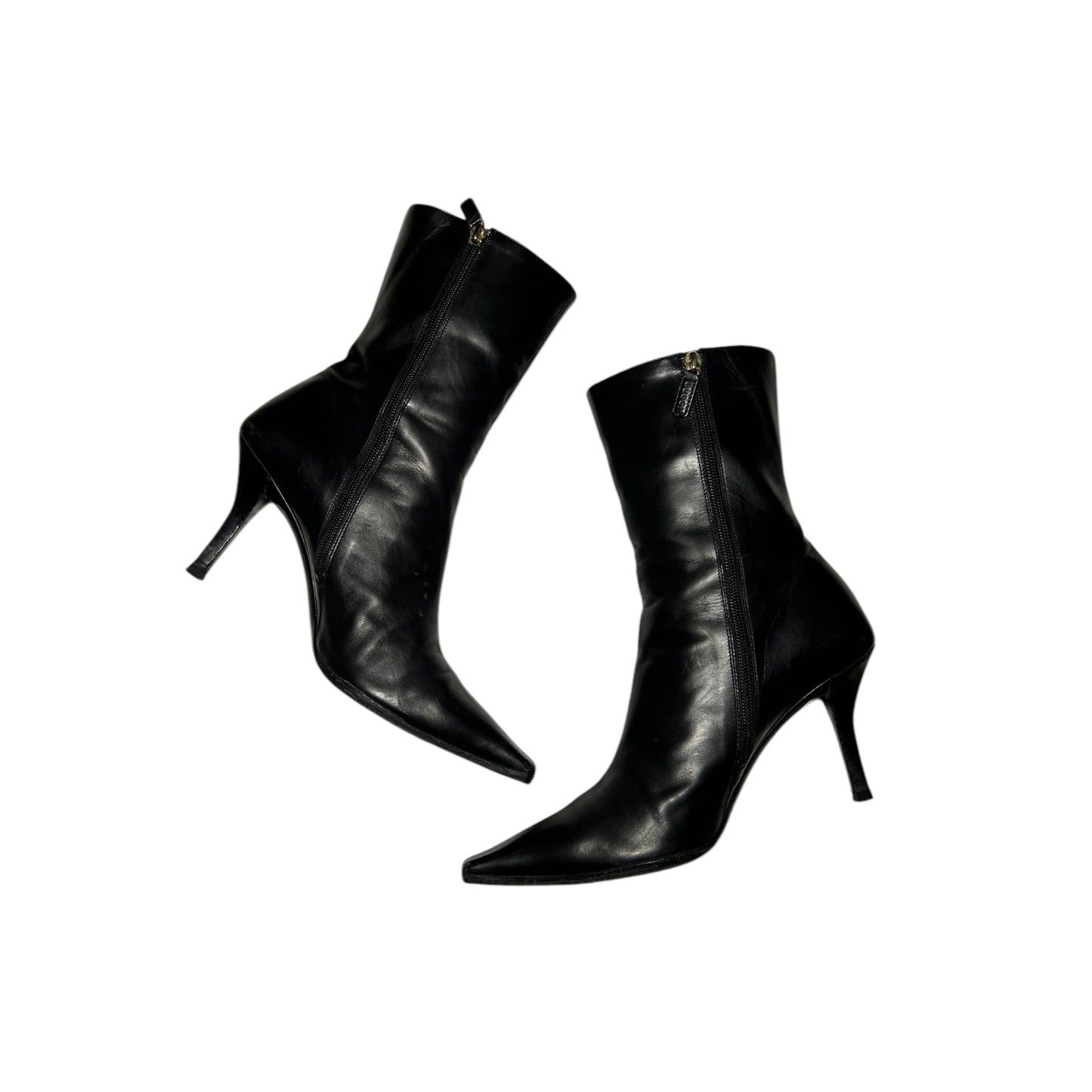 Vintage Gucci by Tom Ford 1998 black leather boots / 39.5