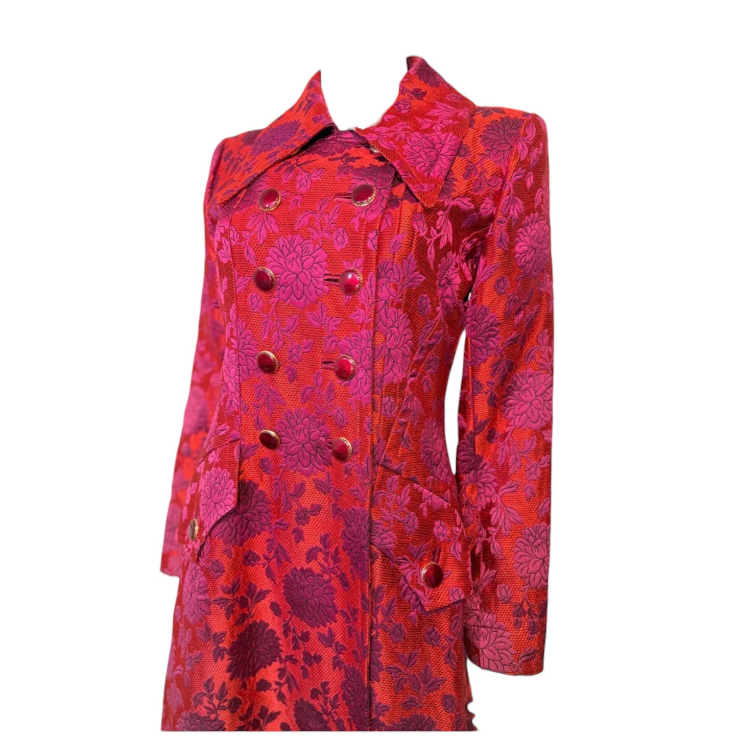 Documented Vintage Runway Yves Saint Laurent Rive Gauche
AW 1992/1993 Runway brocade coat