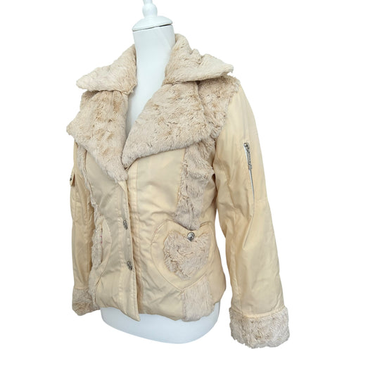 Vintage Dior butter fur winter jacket FW2002