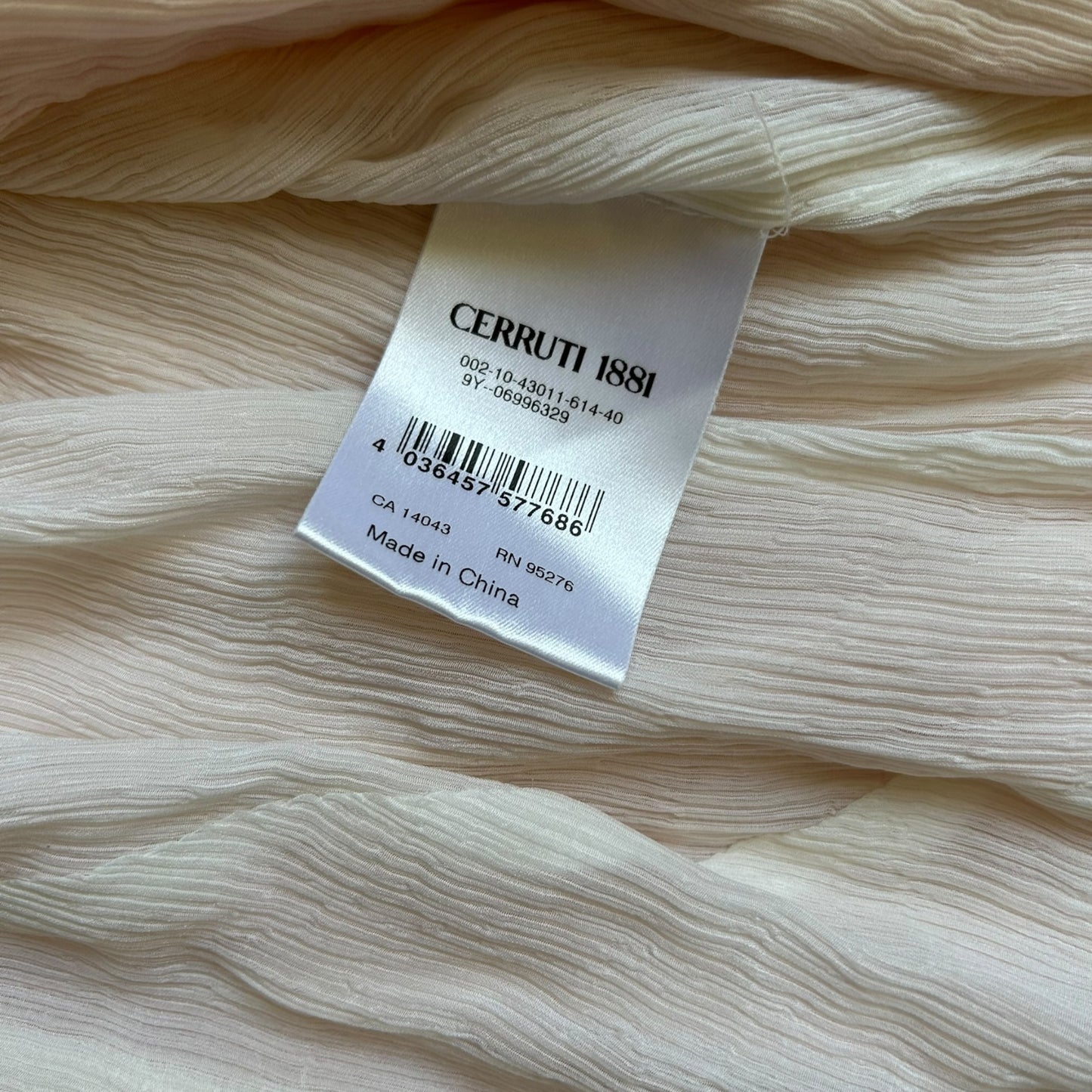 Vintage rare Cerrutti 1881 100% silk beaded rose maxi gown