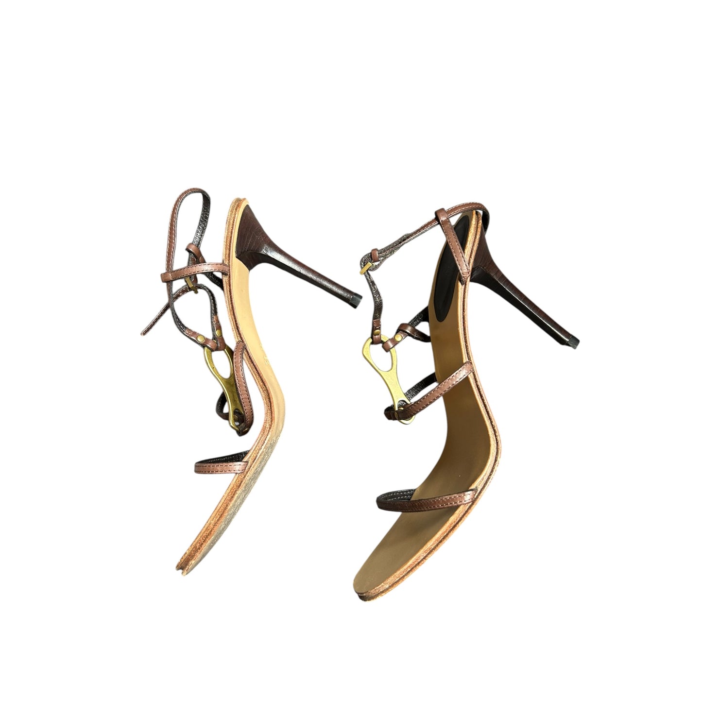 Vintage Gucci by Tom Ford horse bit sandal heel/ 40