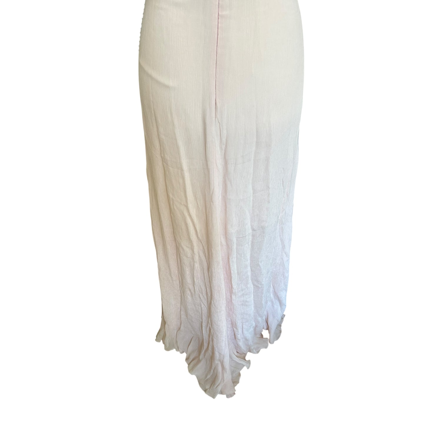 Vintage rare Cerrutti 1881 100% silk beaded rose maxi gown
