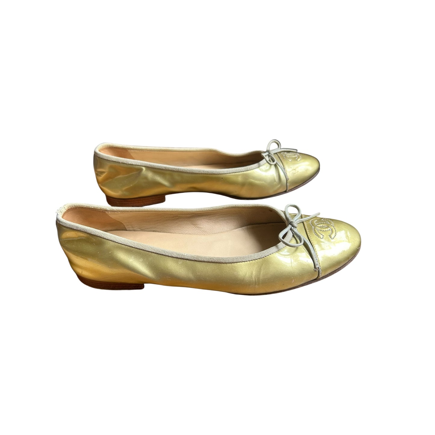 Vintage Chanel CC ballet flats / 40