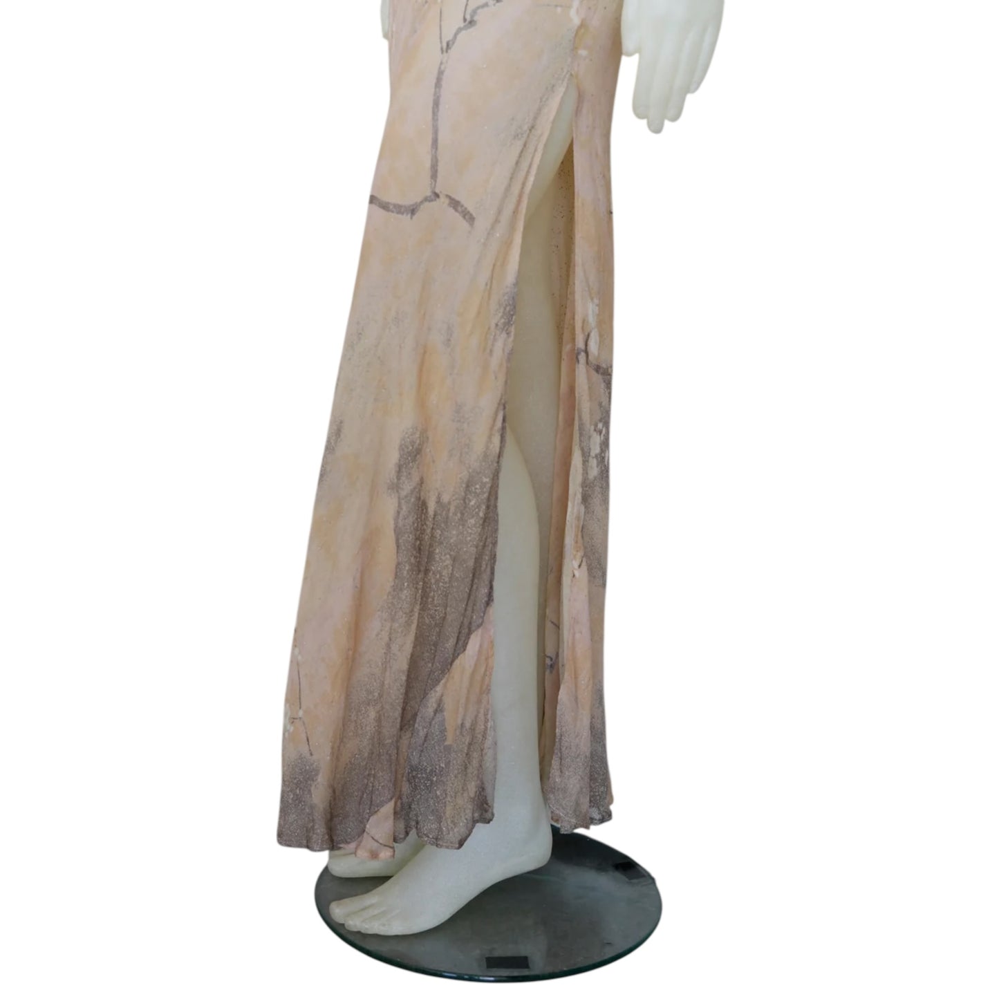 Vintage Roberto Cavalli Spring 1998 Maxi Silk Dress