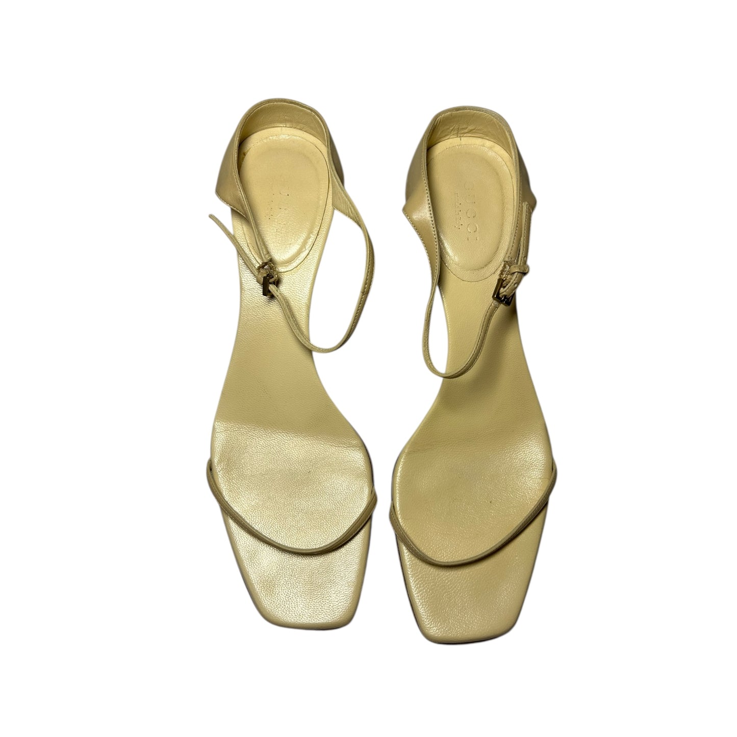 Vintage Gucci by Tom Ford bude strap sandal heels / 38