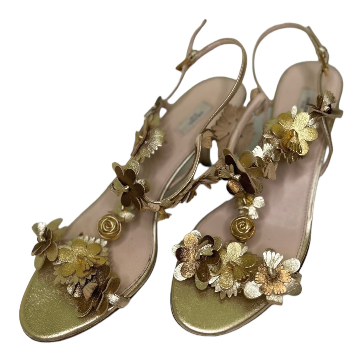 Vintage Prada floral sandals