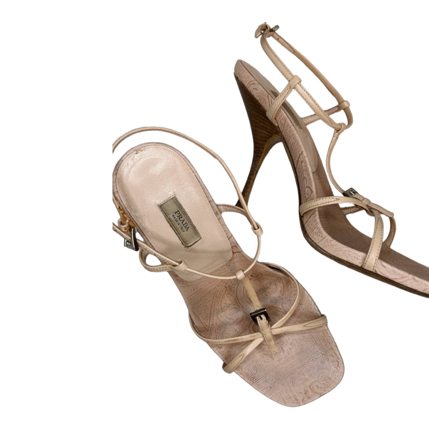 Vintage Prada nude sandals