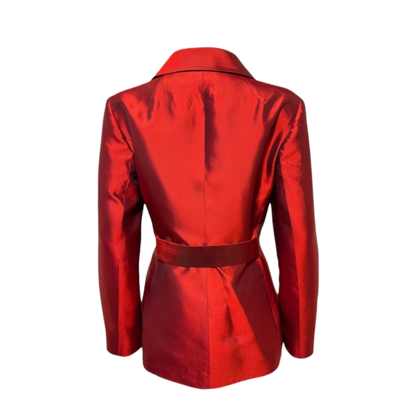 Vintage Dolce&Gabbana Vintage SS 1996 Runway red silk blazer