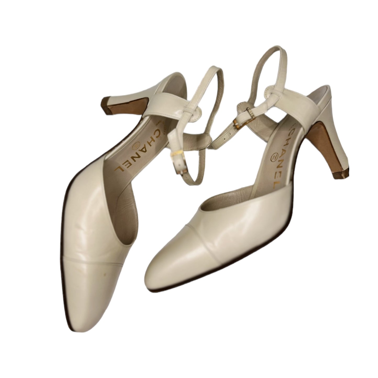 Vintage Chanel classic heels/36.5