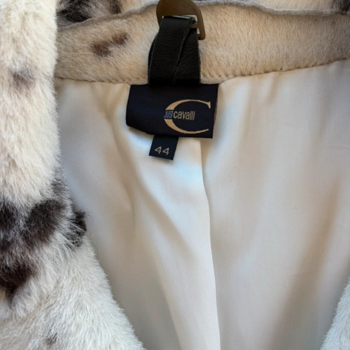 Vintage Roberto Cavalli pony hair AW01 coat