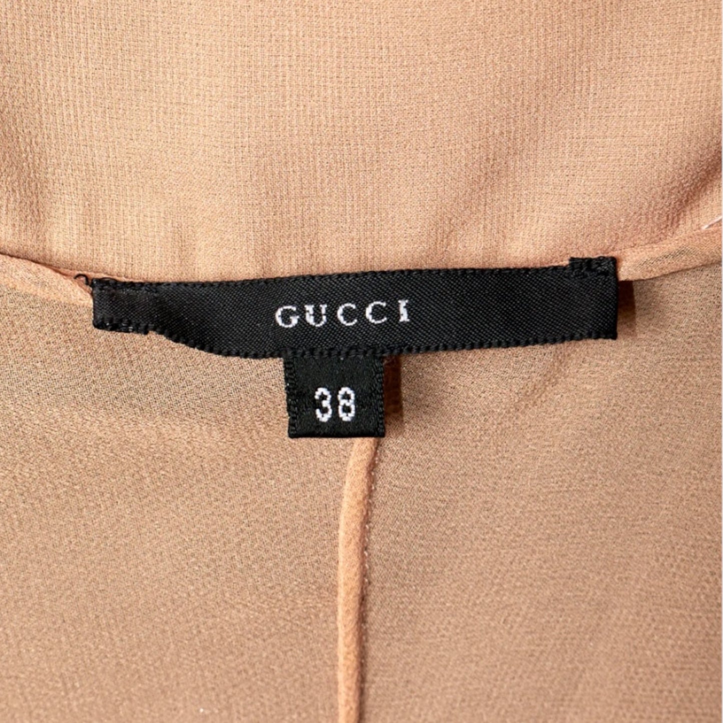 Vintage Gucci Fall Runway 1998 Brown Tulle Dress