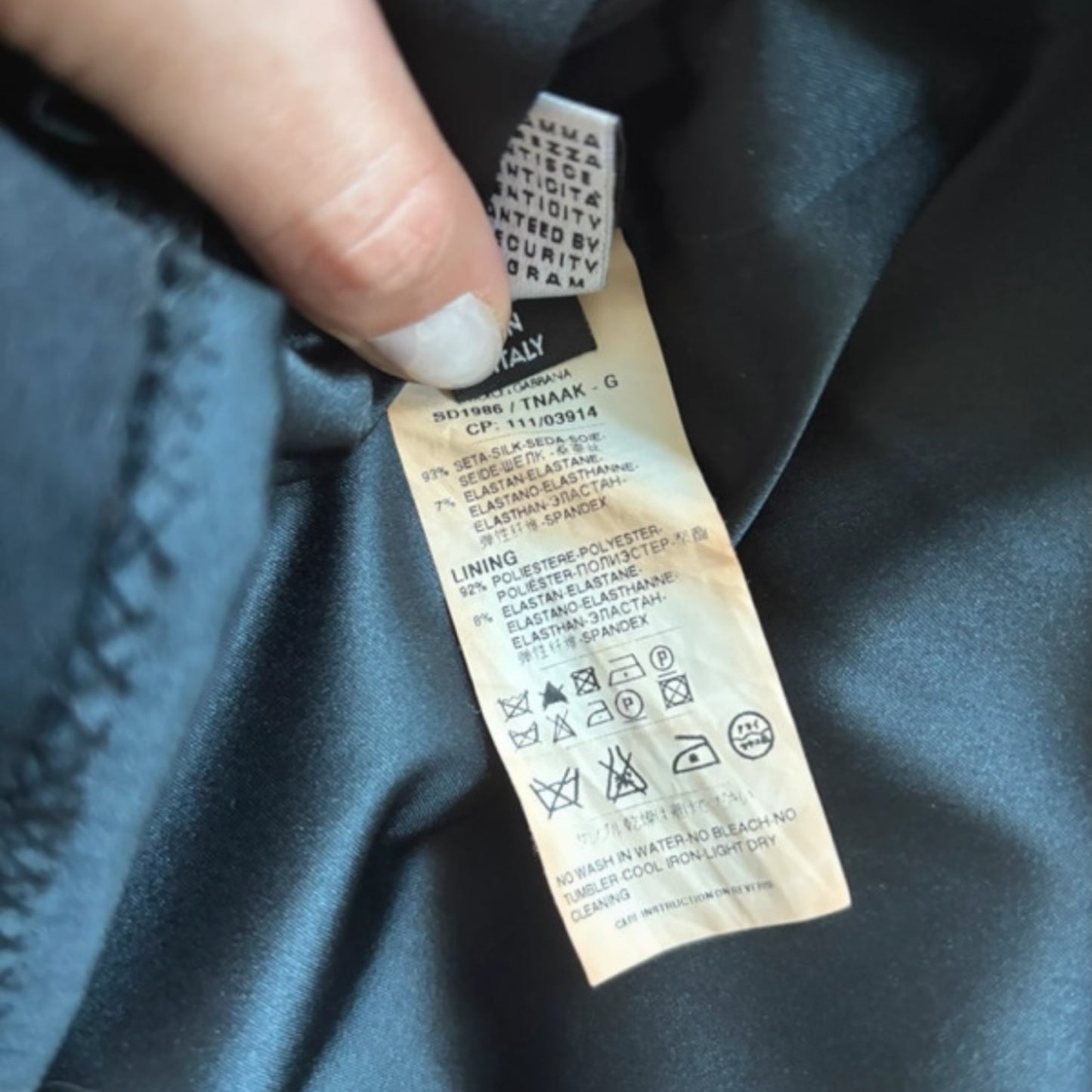 Vintage Dolce&Gabbana FW1996 leo print silk dress