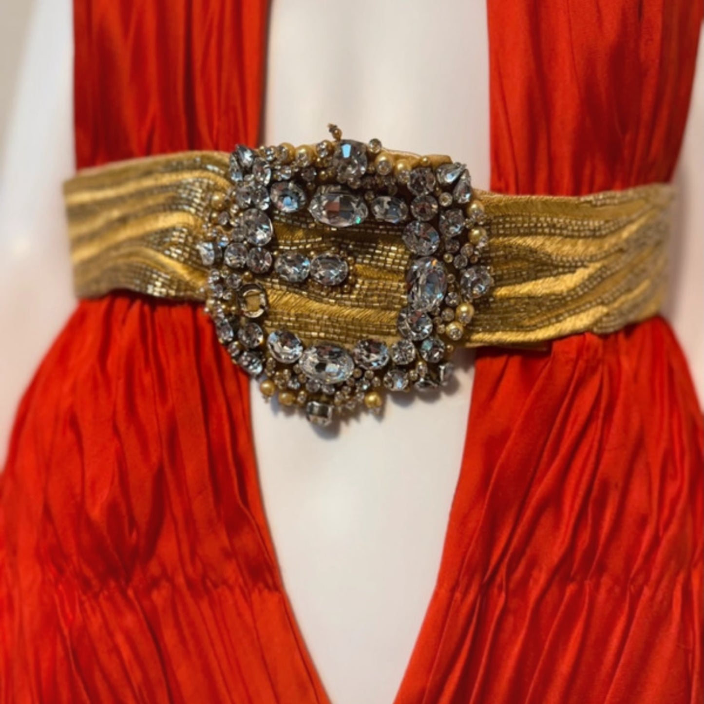 RENAL ONLY Vintage Roberto Cavalli SS 2006 Silk Runway Dress – Gemma Ward – Rare 2000s Designer Gown