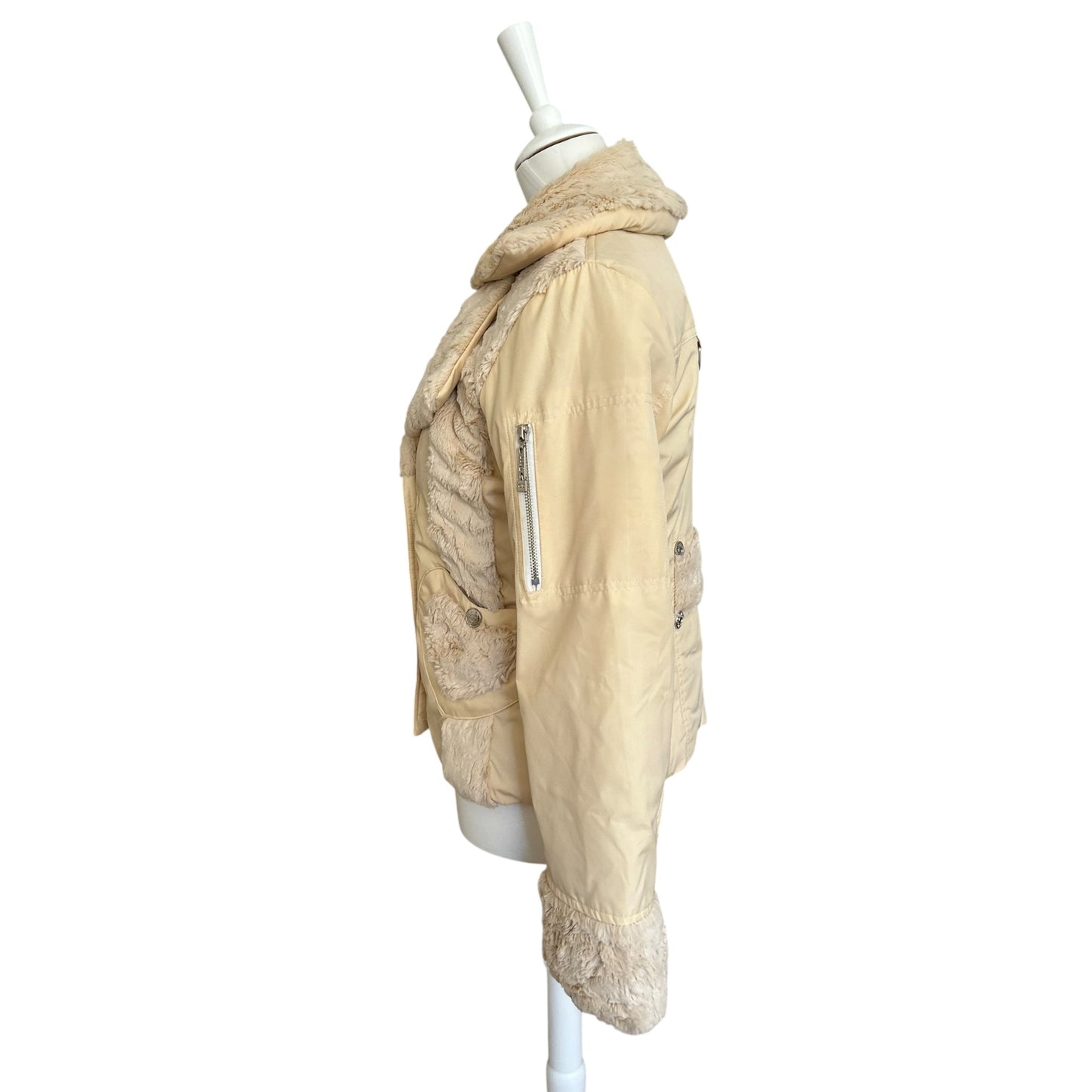 Vintage Dior butter fur winter jacket FW2002