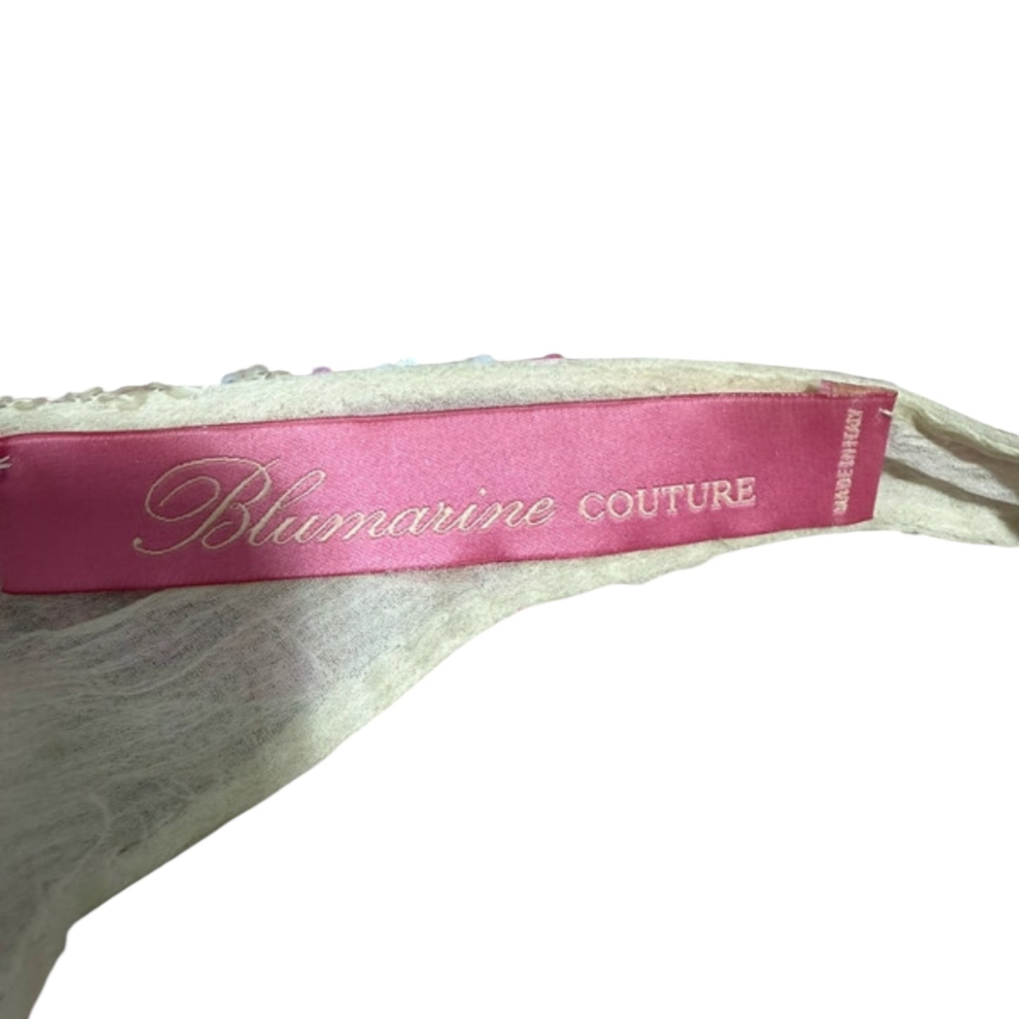 Vintage Blumarine Runway 2008 Sequin Zebra Mini Dress – Rare Archive Piece