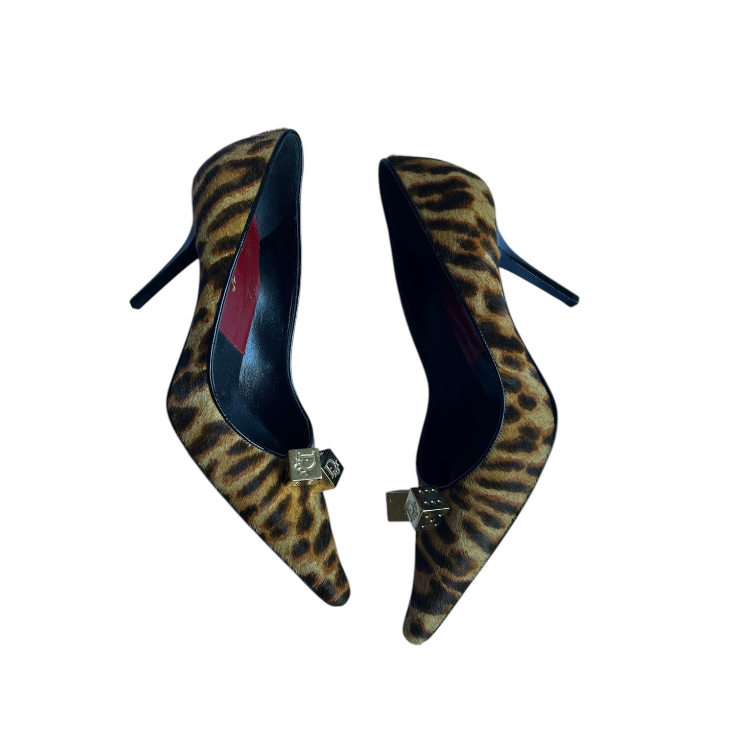 Vintage Dior by John Galliano leo FW2004 gambler heels / 38