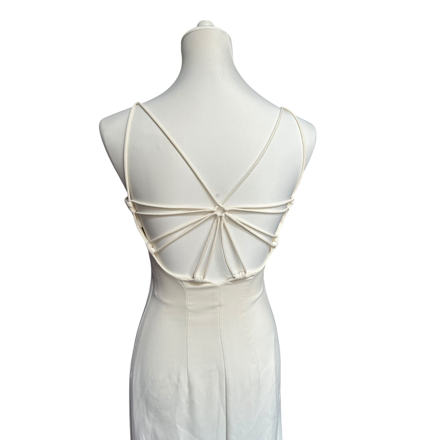 RENTAL ONLY Vintage Armani Runway SS1996 silk ivory gown