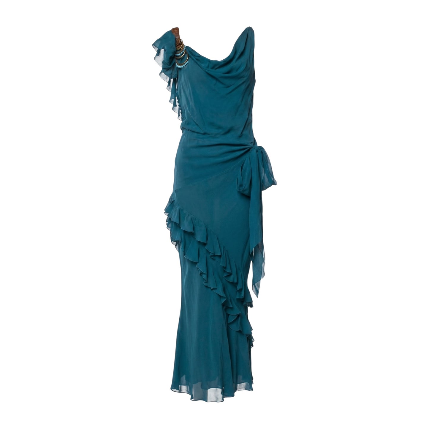 Vintage Christian Dior Spring/Summer 2003 Collection by John Galliano blue Dress