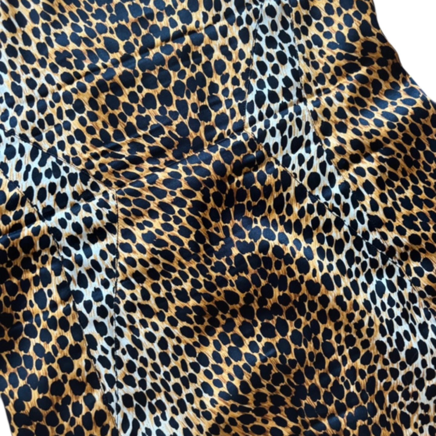 Vintage Dolce&Gabbana FW1996 leo print silk dress