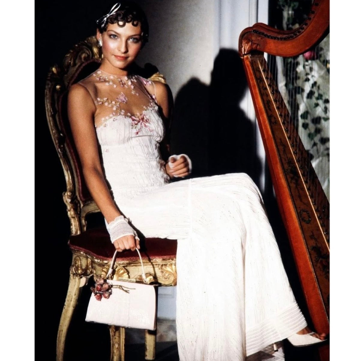 John Galliano 'Haute Bohemia' Evening Gown Vintage From the Spring/Summer 1998 Collection by John Galliano