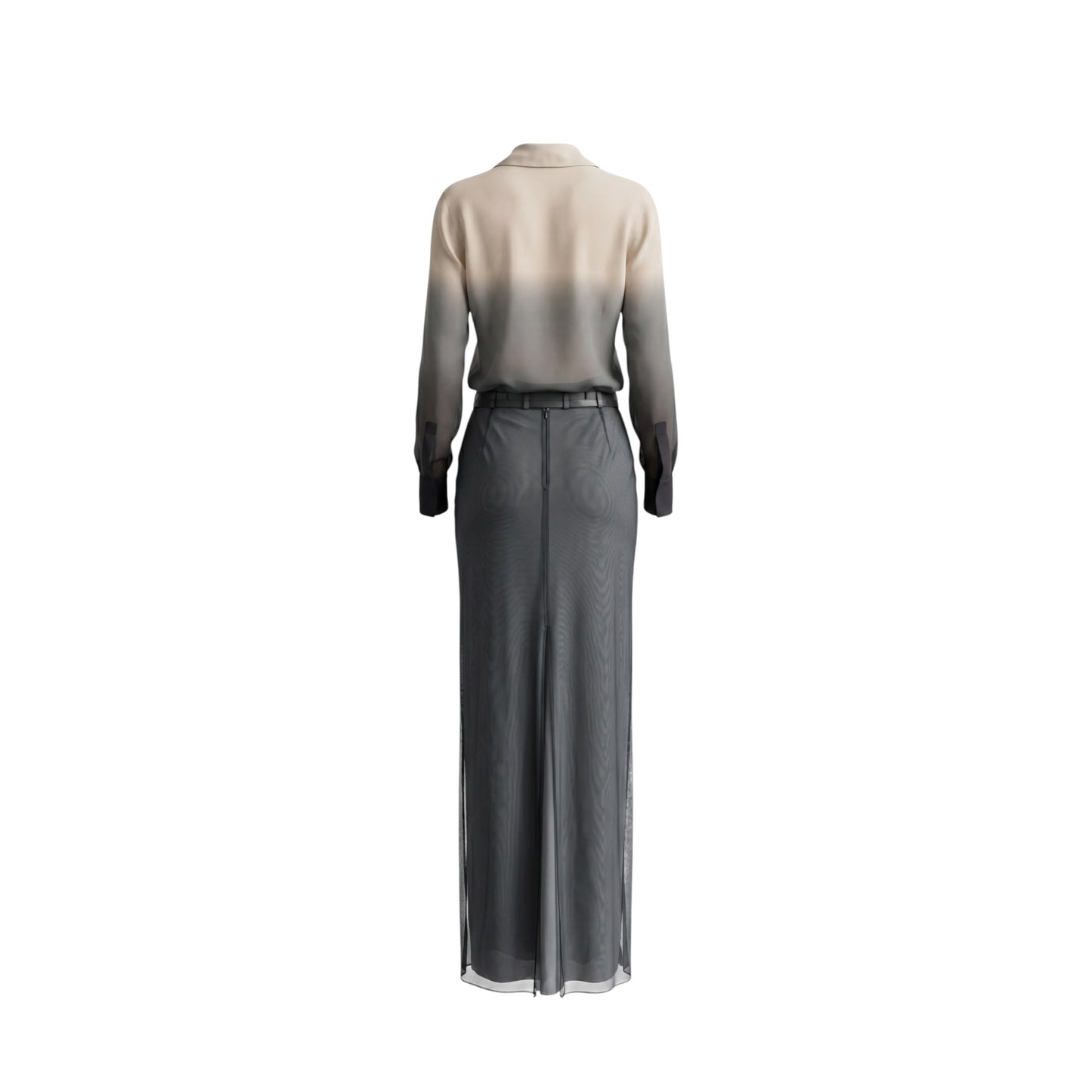 Vintage Gucci S/S 1998 Ombré Silk Ensemble