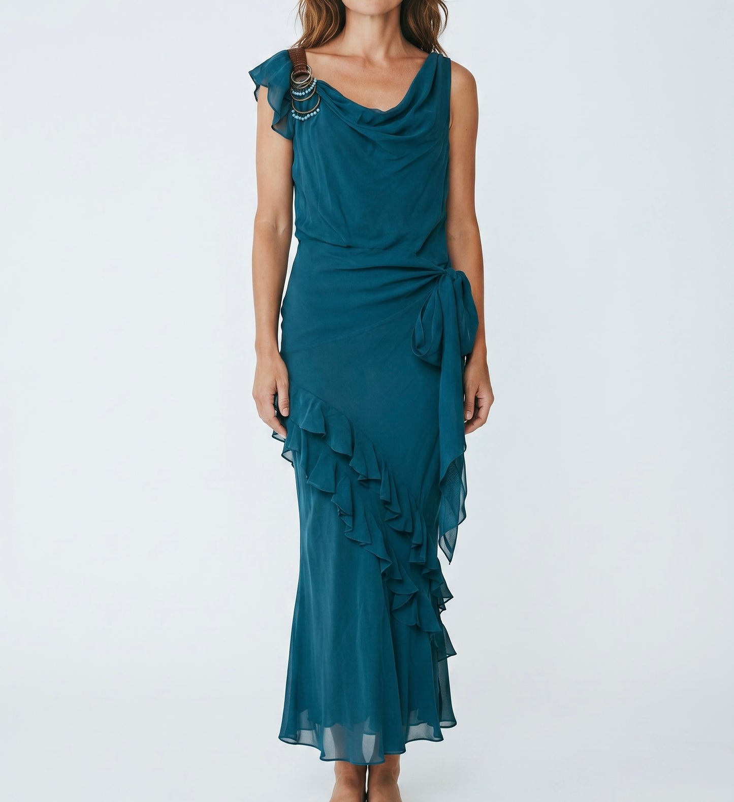 Vintage Christian Dior Spring/Summer 2003 Collection by John Galliano blue Dress