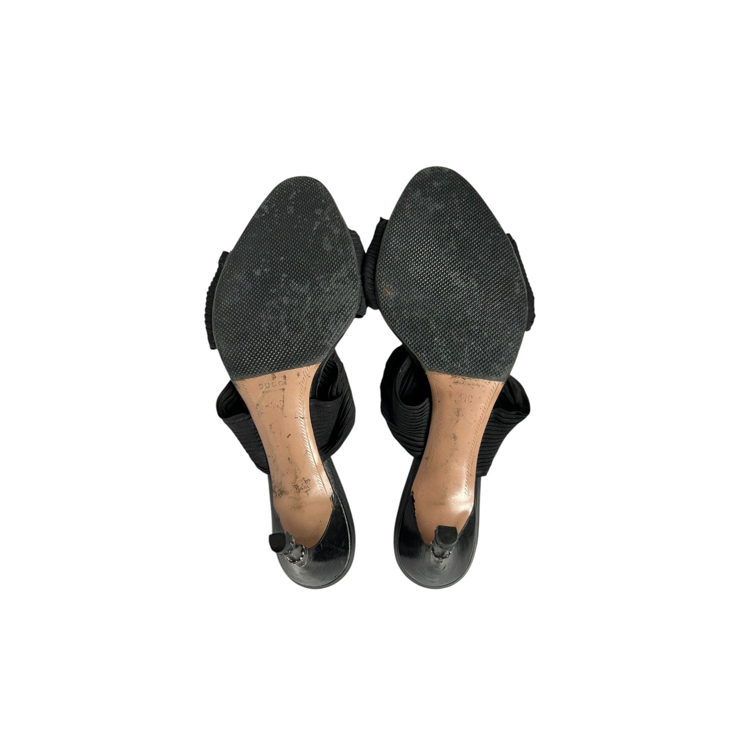 Vintage Gucci by Tom Ford 2004 wrap around bamboo heels/ 41