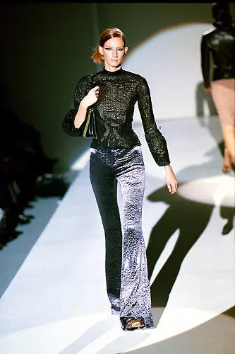 Vintage Gucci FW 1999 Runway Tom Ford
Purple Velvet Flared Pants