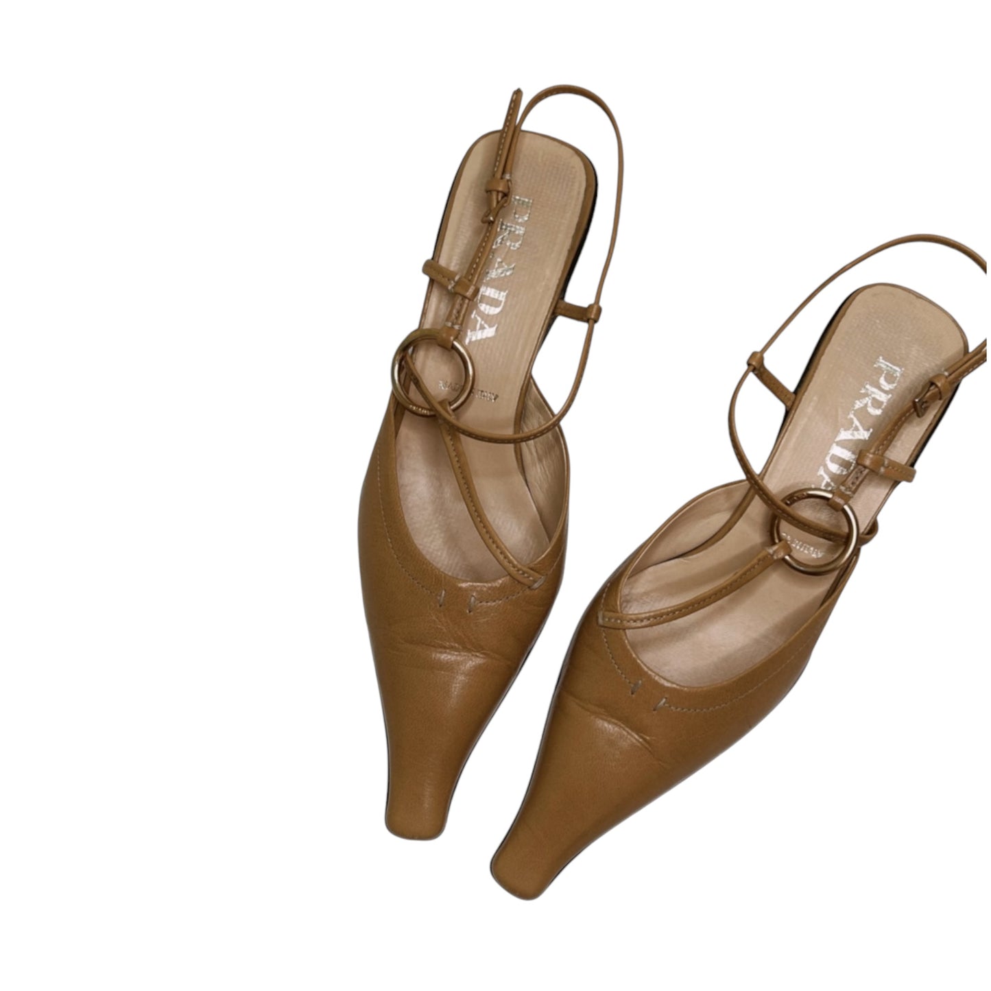 Vintage Prada sling back heels/37