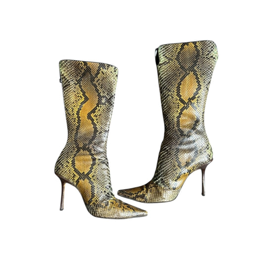Vintage Jimmy Choo snakeskin- The boot 200 as seen on SATC / 40