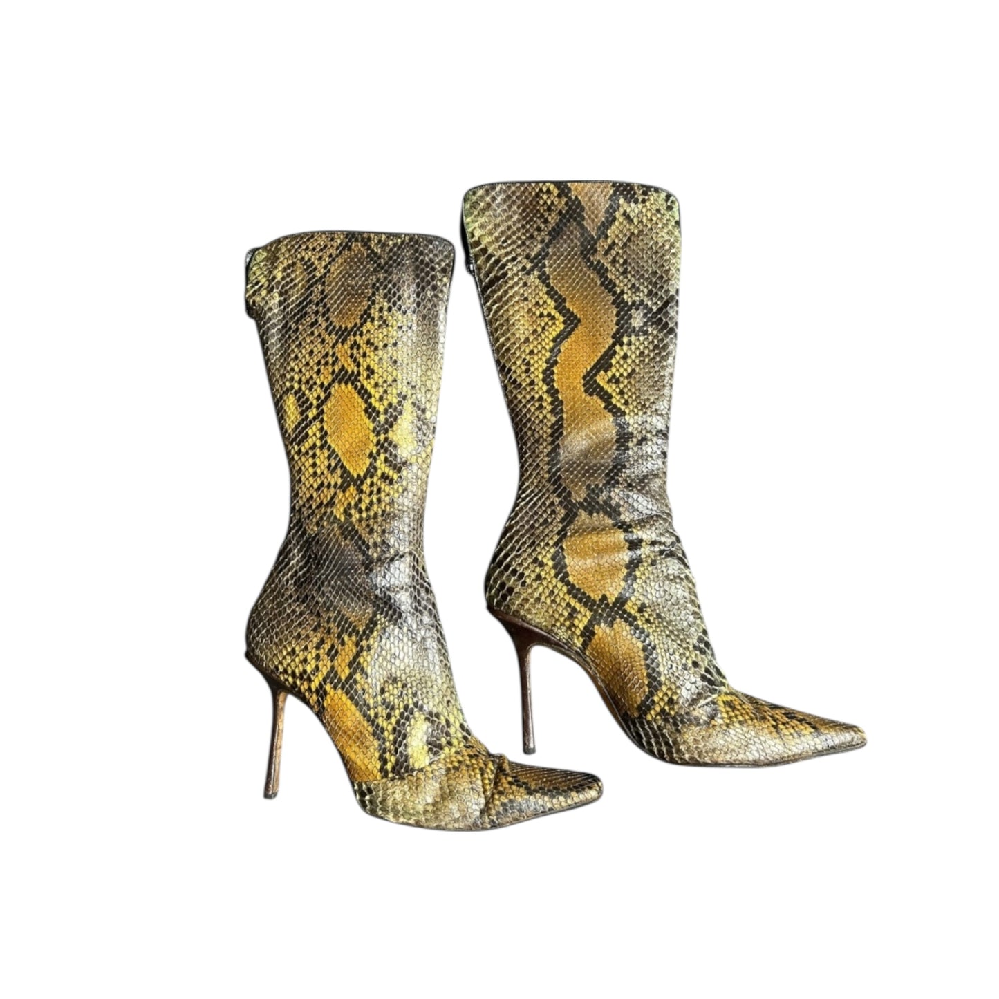 Vintage Jimmy Choo snakeskin- The boot 200 as seen on SATC / 40